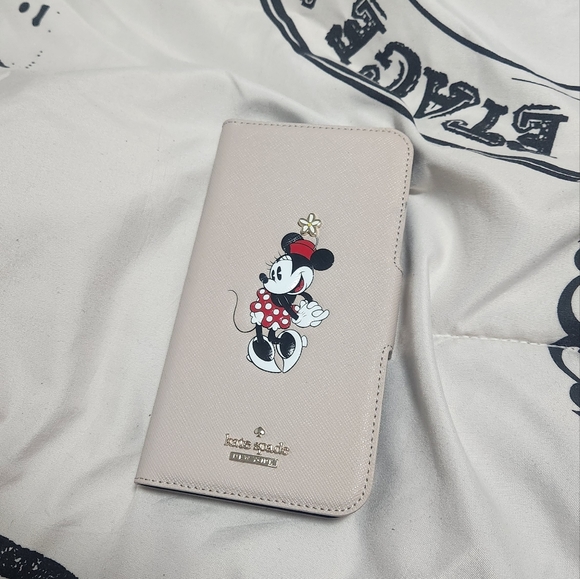 Kate Spade New York X Minnie Mouse Iphone Xs Max Folio Case - Picture 6 of 6